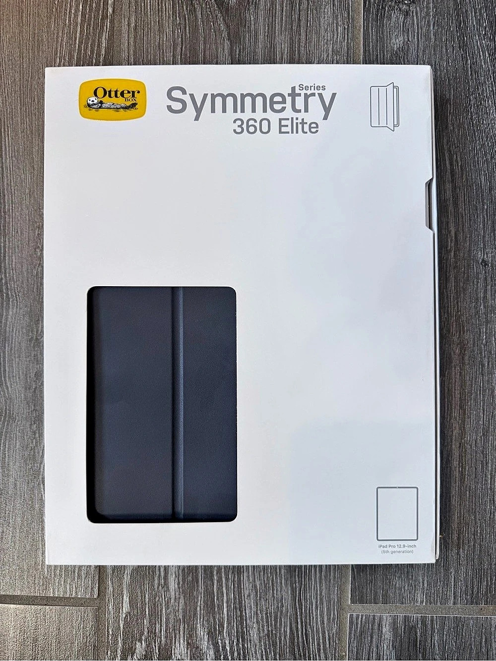 OtterBox Symmetry 360 Elite Black NWT Tablet Cover iPad Pro 12.9โ 5th gen gray